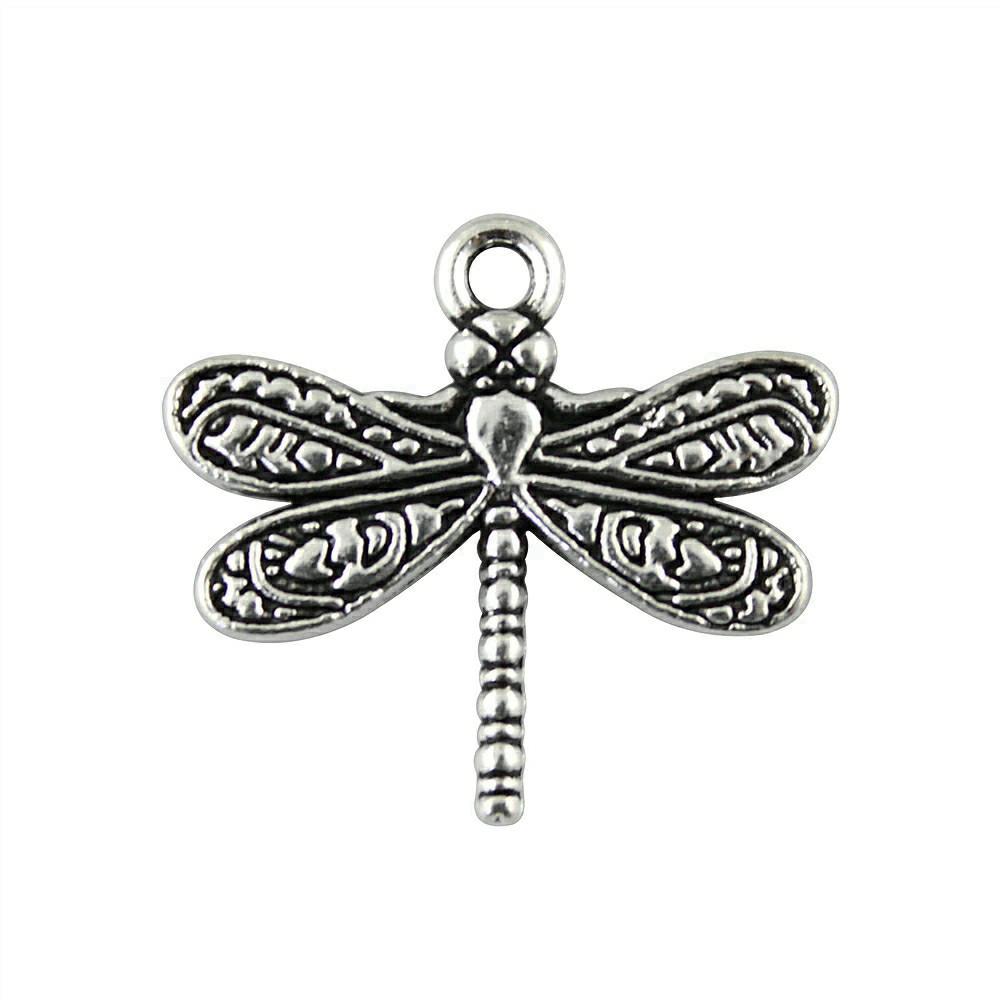 Dragonfly Charms Vintage Alloy Pendants For Insect Themed Handmade Jewelry Supplies