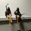 Gothic Desktop Sculpture Handmade Art Ornaments Mysterious Fantasy Figure Halloween Theme Garden Shelf Decoration