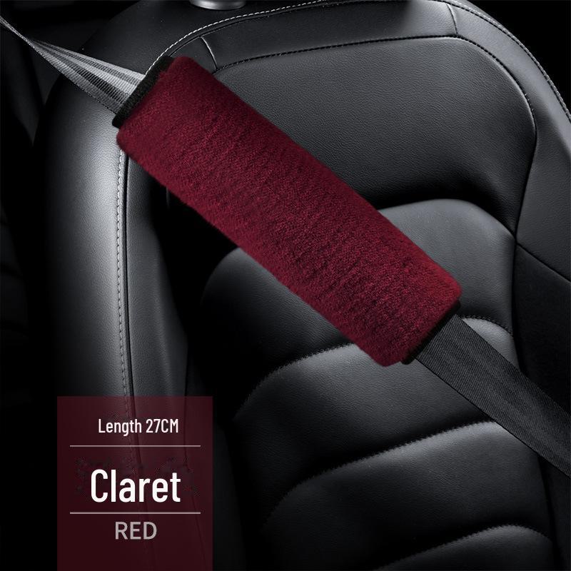 Oddychający pokrowiec na pas bezpieczeństwa do samochodów osobowych i ciężarowych: Ochraniacz na ramię z pluszu, 27x50 CM, zapobiegający usztywnieniu i zużyciu, ciepły i wygodny.