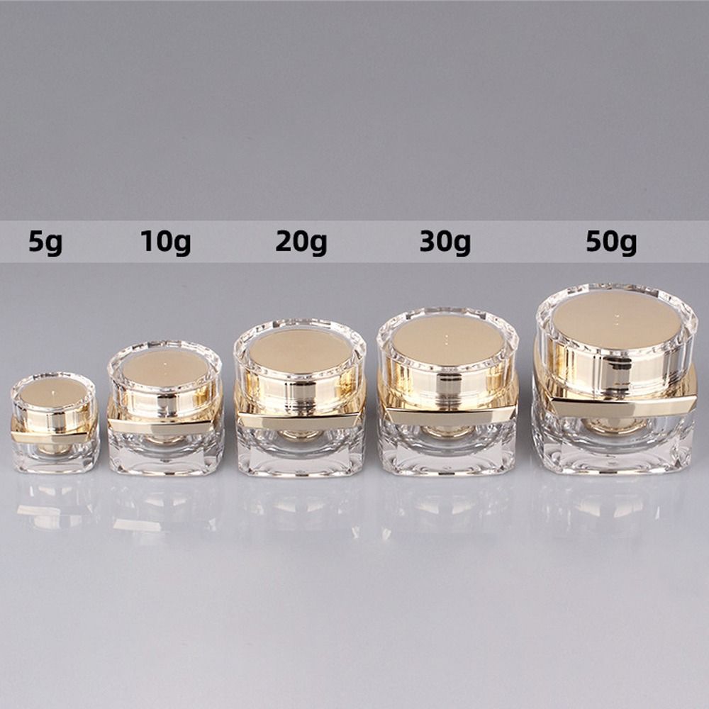5g 10g 20g 30g 50g Transparent Face Cream Bottle Refillable Cosmetic Container