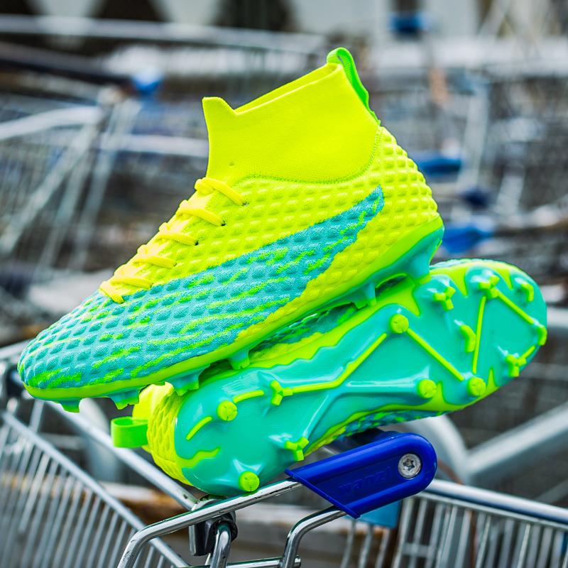 2024 Męskie buty piłkarskie Duże rozmiary Ultralekkie buty piłkarskie Chłopięce trampki Antypoślizgowe AG/TF Korki piłkarskie Botki do kostki Unisex