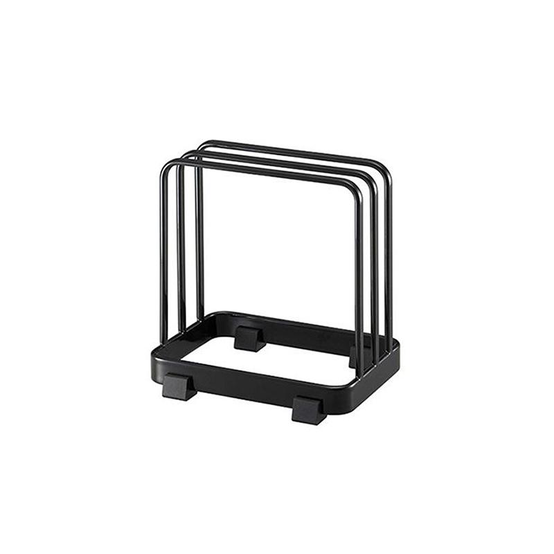 

Органайзер для разделочных досок Многоярусная подставка для разделочных досок Вертикальная сортировка и хранение Поддон для слива Подставка для разделочных досок чёрный