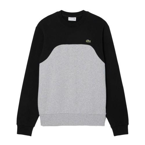 Lacoste Mens Colour Block Fleece Sweatshirt