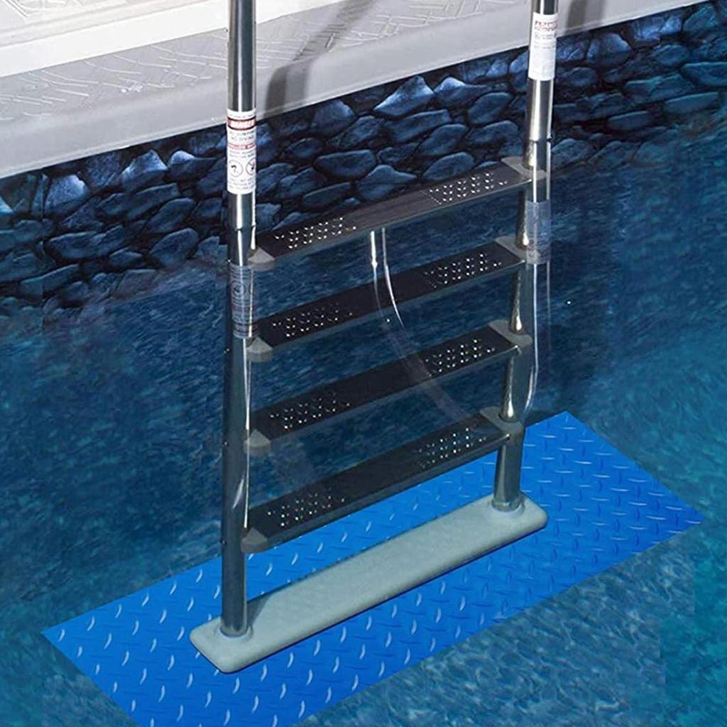 Swimming Pool Ladder Mat Anti-Slip Cuttable Protective Pads for Safety Surfaces Kitchen Bathroom Outdoor Protection