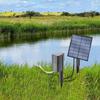 Solar Pond Aerator Solar Air Pump Aquarium Aerator Solar Powered Outdoor Pond Oxygenator Outdoor Solar Powered Air Pump Kit