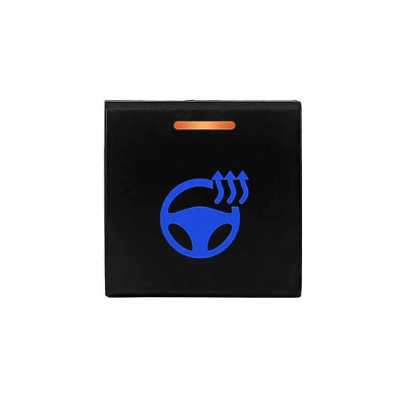 12V Blue Orange Light Latching Momentary Push Switch 22 X 22mm For Toyota Prado 150 Series Camry Hiace Corolla RAV4 Land Cruiser