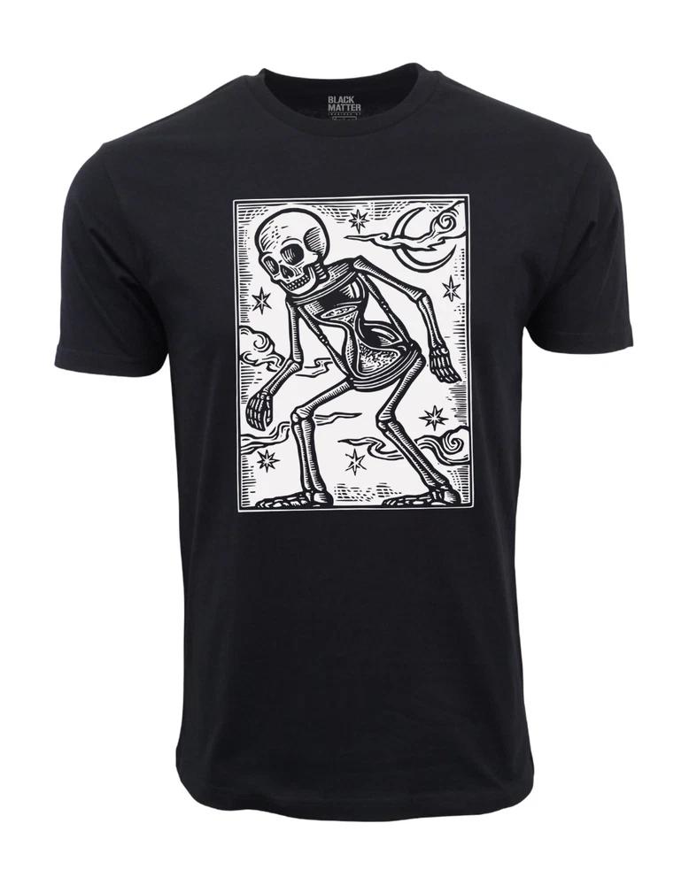Hot Topic Black Matter Unisexs Skeleton Time T Shirt S