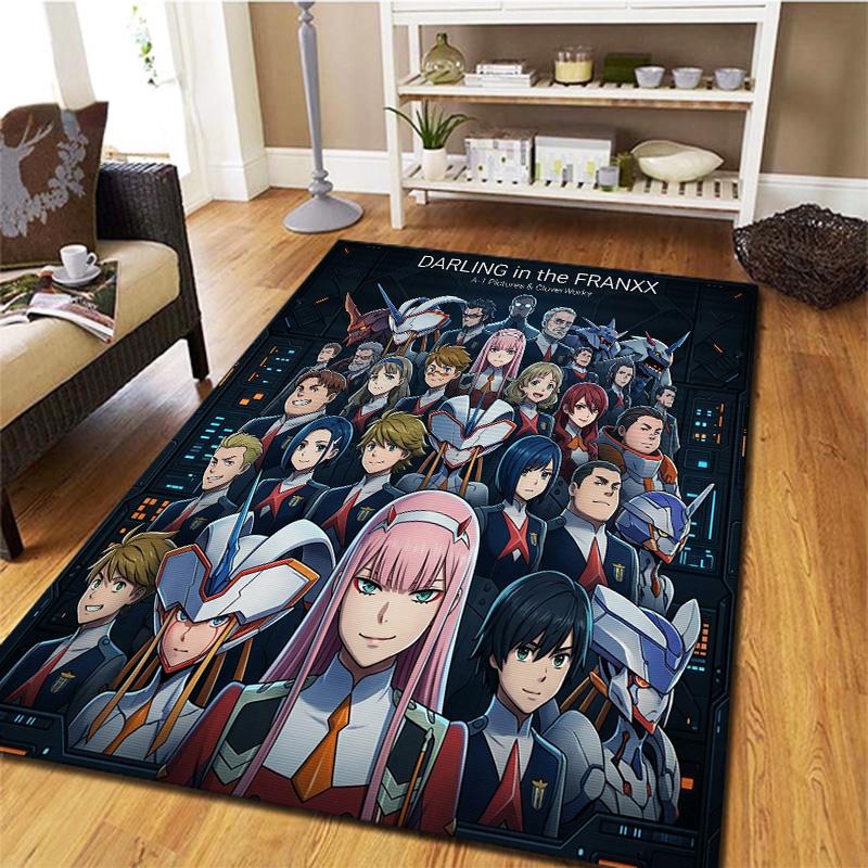 Franxx Carpet Rug For Living Room Bedroom Home Sofa Decoration Kids Play Nonslip Floor Mat