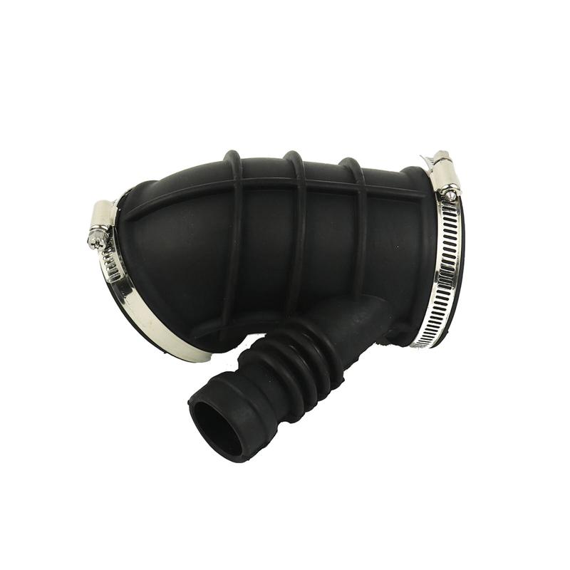 2Pcs Throttle Body Air Intake Boot Hose For BMW E46 323i 13541435627 696-059 Engine Intake Hose Car Accessories Rubber Black