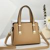 Womens Handheld Chic Pu Shoulder Bag With Inner Pocket For Casual Outings