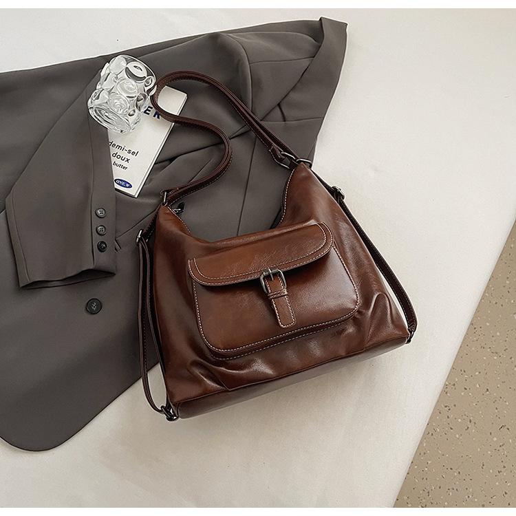 

Супер ретро рюкзак женский 2025 новая мода корейская версия сумка-тоут рюкзак универсальный большой вместимости на плечо сумка-мессенджер