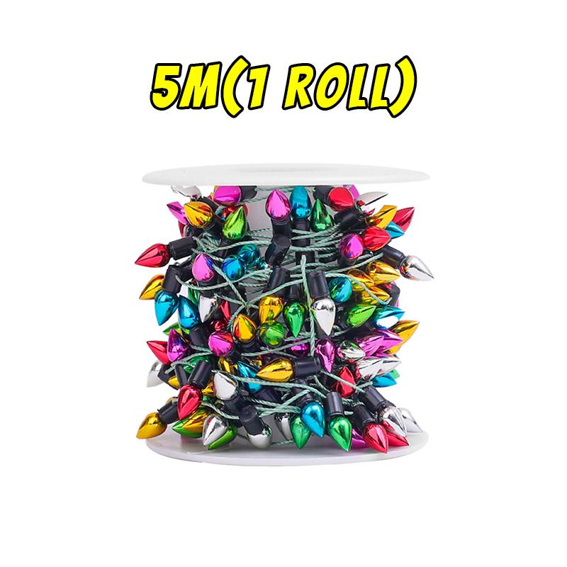 

20/5 м разноцветные лампочки гирлянда рождественские елочные украшения для вечеринки в Навидаде новогодние гирлянды украшения для дома подарок не светодиодный