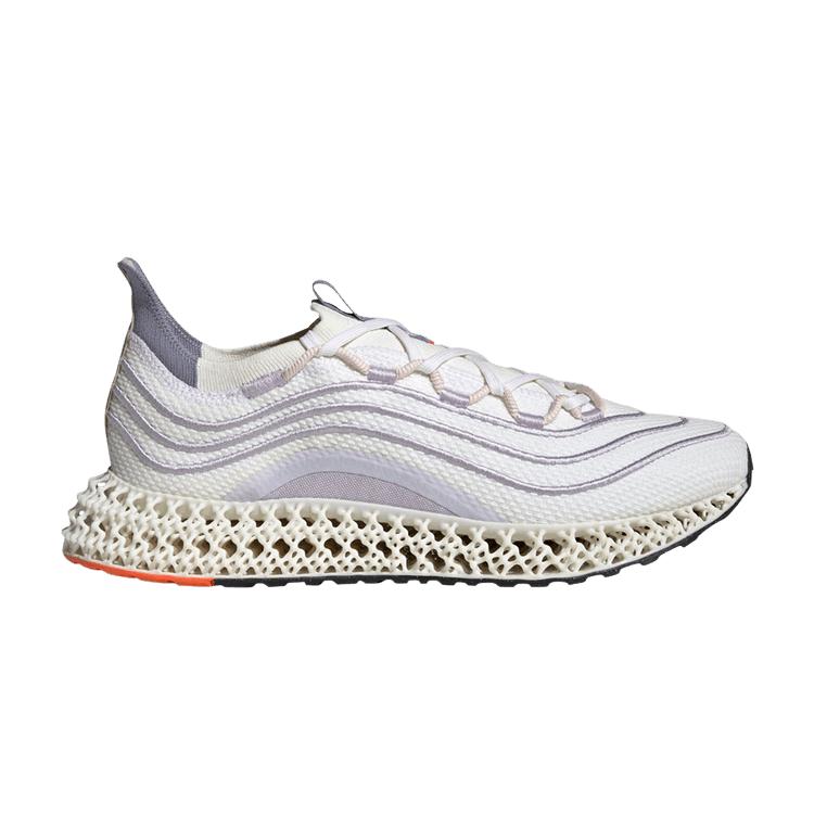 Parley x adidas 4DFWD Silver Violet Unisex Sneaker Weiß Ungefärbt Impact-Orange GX9806