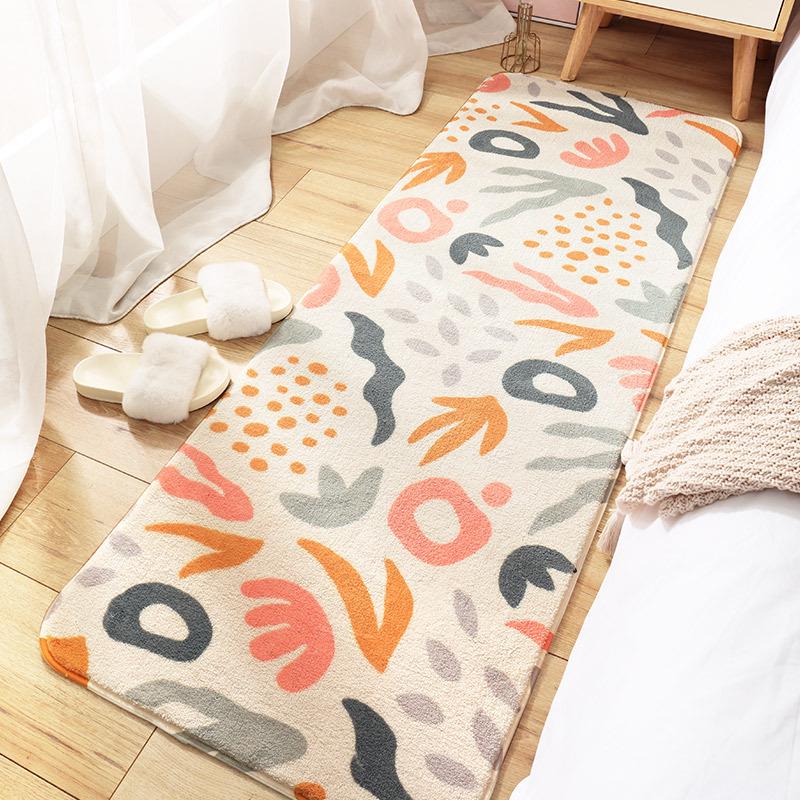 Faux Cashmere Bedside Bedroom Living Room Carpet Indoor Carpet Floor Mat Whole Non-slip Sofa Cushion
