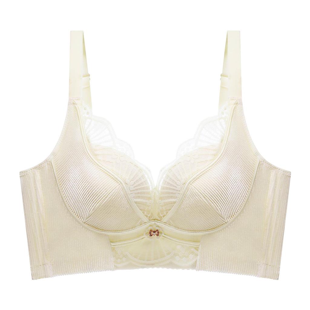 Women's 2026 Red Lingerie Anti-Sag Wireless Bra with Adjustable Support