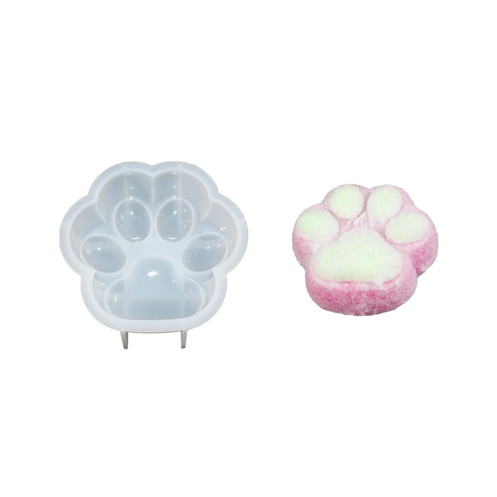Baking Molds Cute Cat Paw Cake Mould for Making Chocolate Mousses Cookie Puddings Jelly Mold for Kid Birthday Supplies