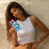 Red Blue Swirl Phone Case for IPhone 17AIR 16E 16 15 14 13 12 11 17 Pro Max Plus Double-layer Back Cover