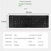 Rechargeable Bluetooth Folding Keyboard Lightweight Mini Folding Keyboard  Girls