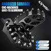 Dirt Bike Foot Pegs,Motorcycle Footpegs Wider Foot Rest Pedal CNC for KX250 KX450 2019-2024 KX250F 2006-2018 KX450F 2007-2018 KLX450R 2008-2013