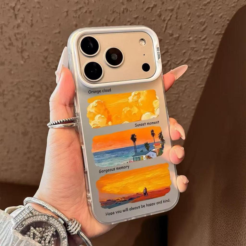 Romantic Sunset iPhone 17 Case for Apple 16 Pro, 15, 14, 13 Pro Max, X - Stylish and Unique Design