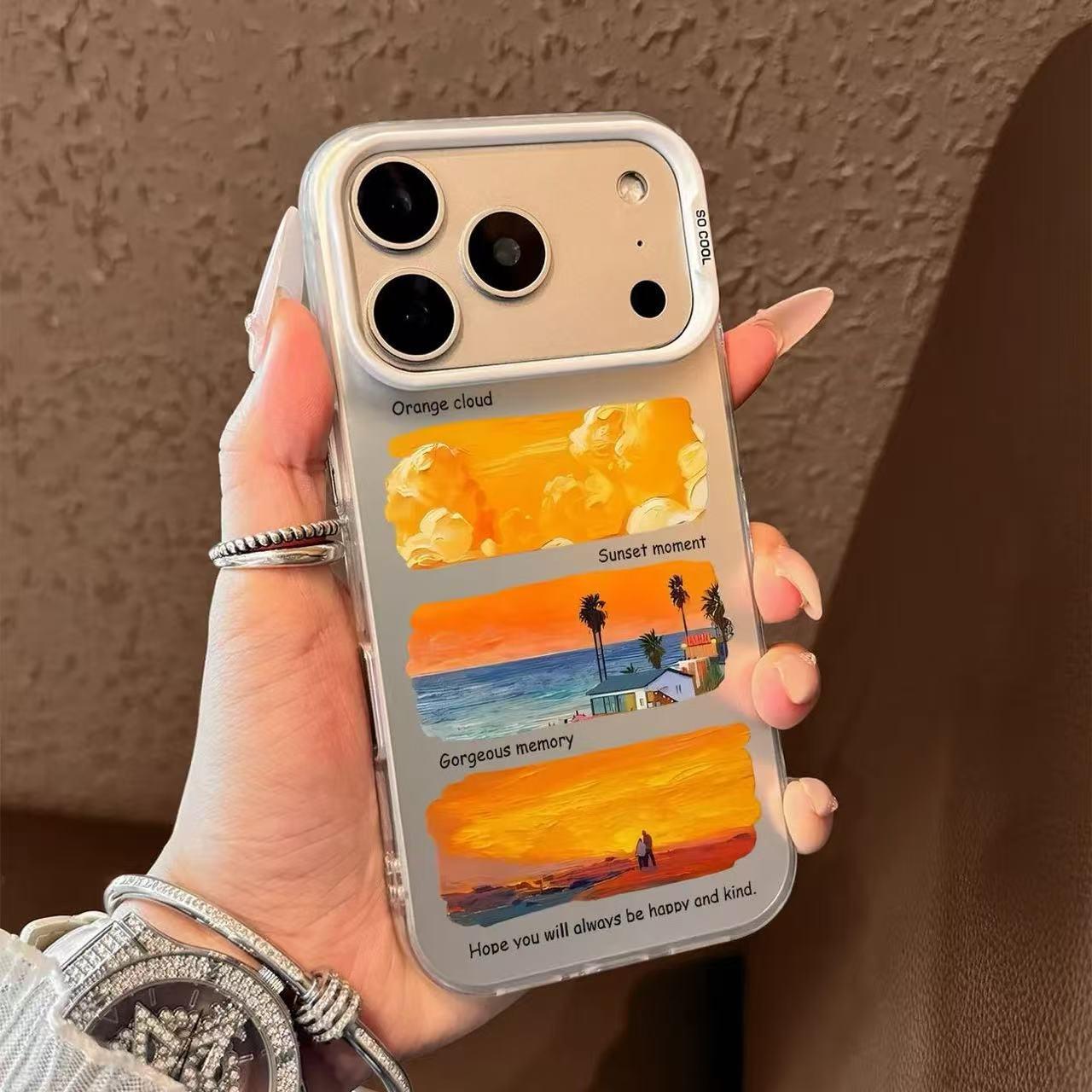 Romantic Sunset iPhone 17 Case for Apple 16 Pro, 15, 14, 13 Pro Max, X - Stylish and Unique Design 17 Pro
