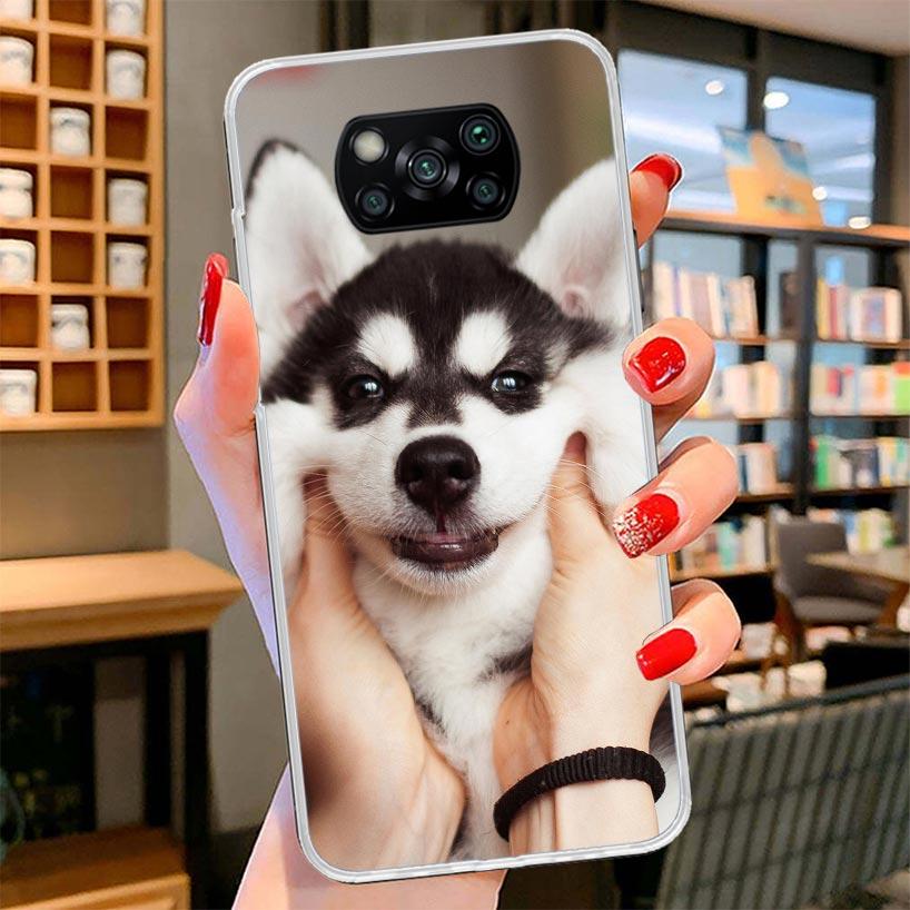 Siberian Husky Dog Cover Phone Case For Xiaomi Poco F7 Ultra X7 X6 X5 Pro M7 Redmi 15C 15 13C 13 12C 12 10C 10 9A 9C 9T 9 Shell