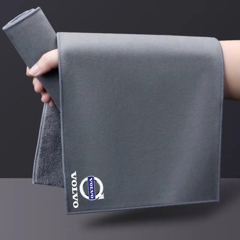 Special Towels Car Cleaning That Do Not Shed Hair Or Leave Marks Absorbent Cloth For Volvo xc60 xc90 v40 v60 v50 s60 Accessories