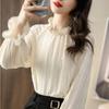 Spring New Women's Loose Casual Simple Lace Shirt