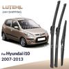 For Hyundai I10 MK 1 2007-2013 2008 2009 2010 Wiper Front & Rear Wiper Blades Windshield Windscreen Window Brushes 22"+16"+12"