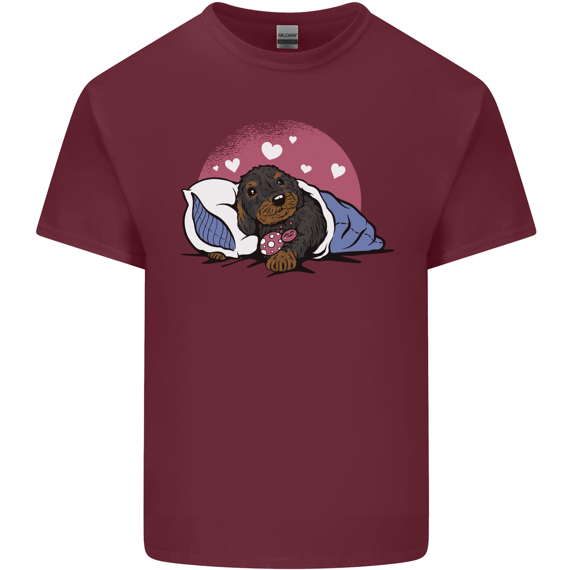 A Dachshund in Bed Dog Unisexs Light Cotton TShirt S