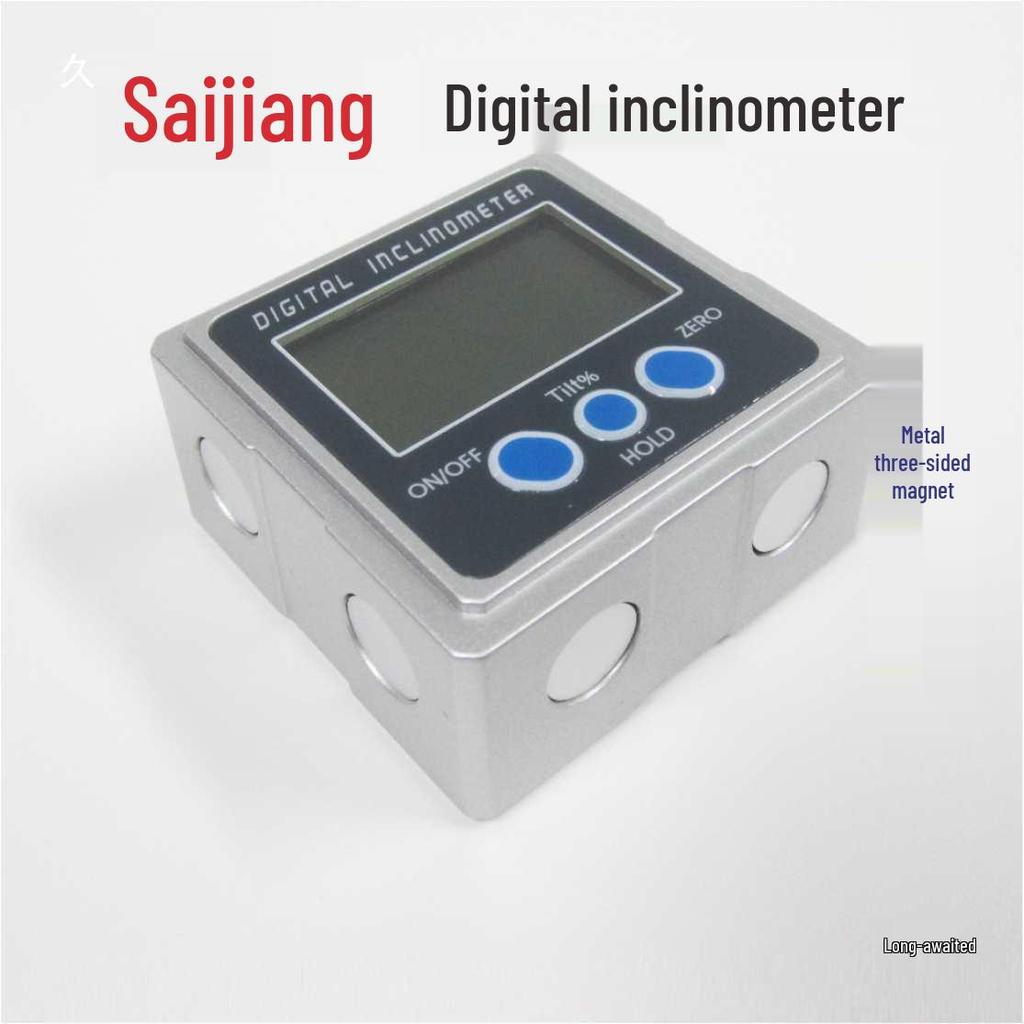 High-Precision Magnetic Digital Inclinometer with Metal Shell
