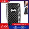 Hot Interior Mouldings Carbon Fiber Key Fob Cover for MAZDA, Key Shell Case Protector for Mazda 3 Hatchback Mazda 6 CX-3 CX-30 C