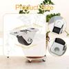 4Pcs Furniture Linear Wheel Small Rubber Caster Set Sliding Door Pulley for Workbench