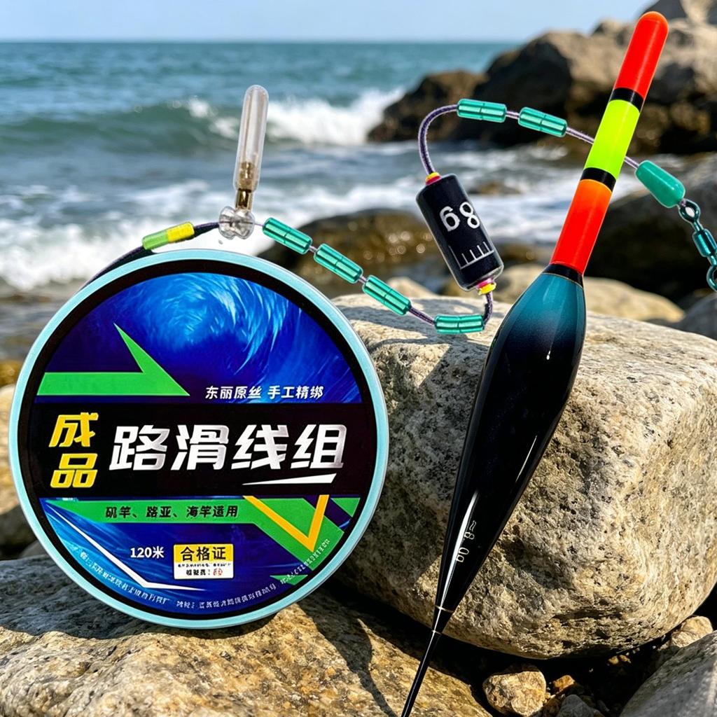 Fishing Line Automatic Bobber Angling Tool Automatic Float Fishing Line Set With Automatic Float/111M Ready-to-use Sliding Float