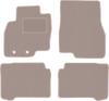 Beige Velvet Floor Mats For: Mitsubishi Grandis Minivan (2004-2010)
