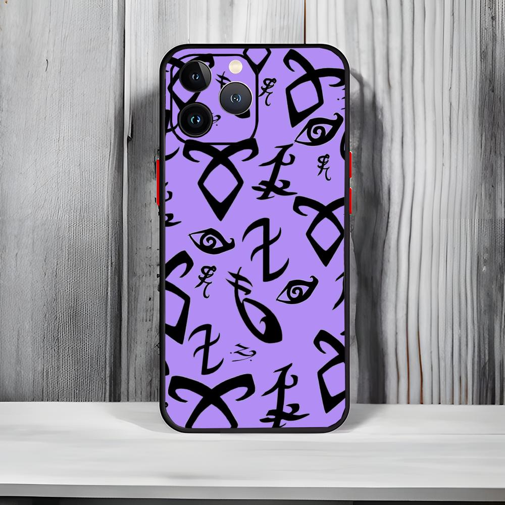 

Urban Fantasy S-Shadowhunters Phone Case Black Matte Thin Phone Case For iPhone17 16 15 14 13 ProMax iphone17air