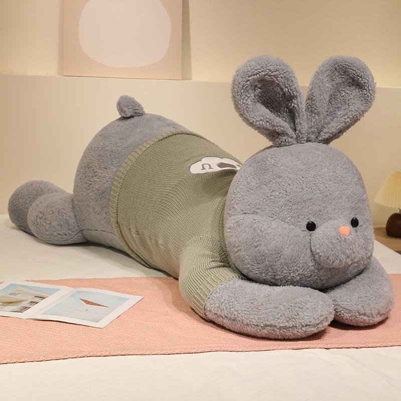 Riesengröße Weiches Langes Kissen Hase Plüschtiere Stofftiere Bunter Hase Beliebte Geburtstagsgeschenke Mädchen Kindergeschenk 90CM