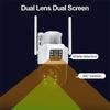 V380 PRO 4G Solar Dual Lens Remote Outdoor Monitoring Camera