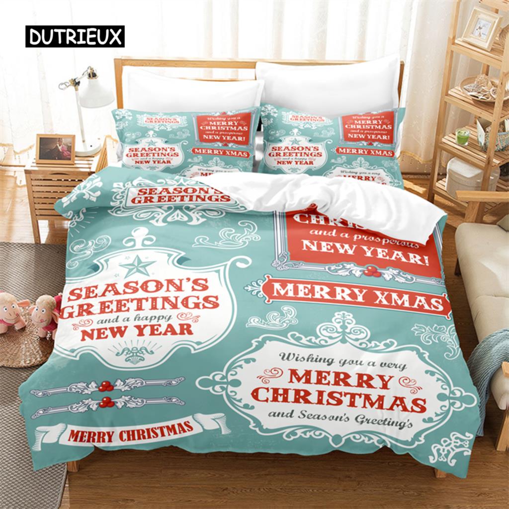 Christmas  Bedding Set Duvet Cover Set 3d Bedding Digital Printing Bed Linen Queen Size Bedding Set Fashion Design
