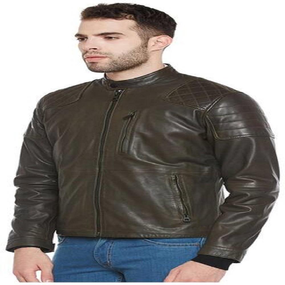 NOORA Men's Real Leather Jacket ST028