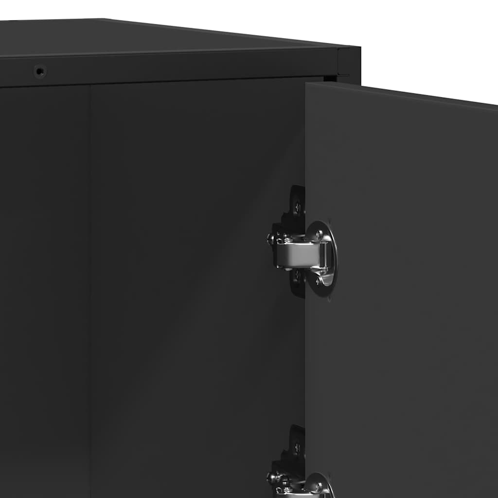 Sideboard Black 68 x 35 x 76 cm Particleboard