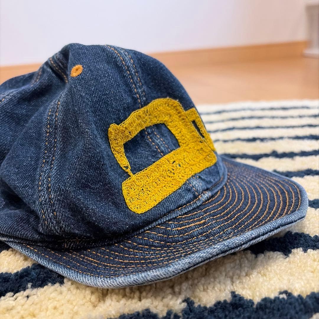 Used KAPITAL denim cap machine embroidery