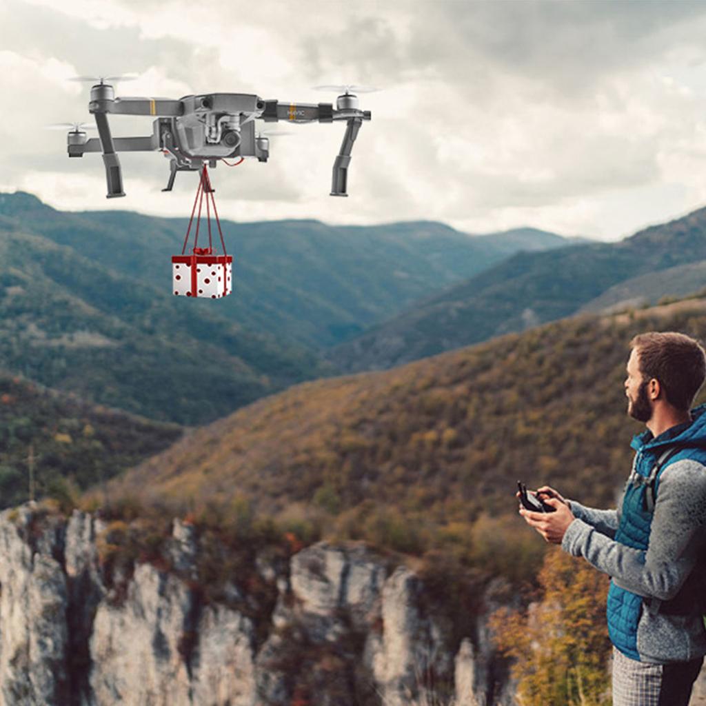 Drones Delivery Device Airdrop Systems for Drones, Easy Operate Via Controller,  Secure Attachment USB Charging