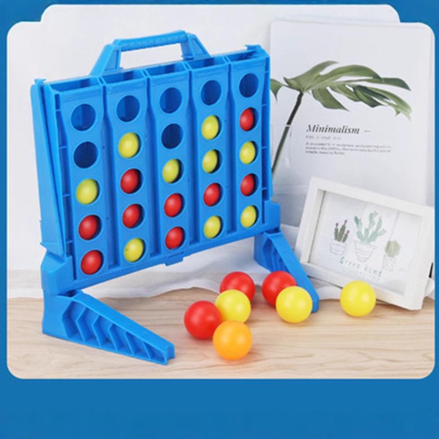 3D Ejection Toy: Four-in-a-Row Interactive Multiplayer Chess Game