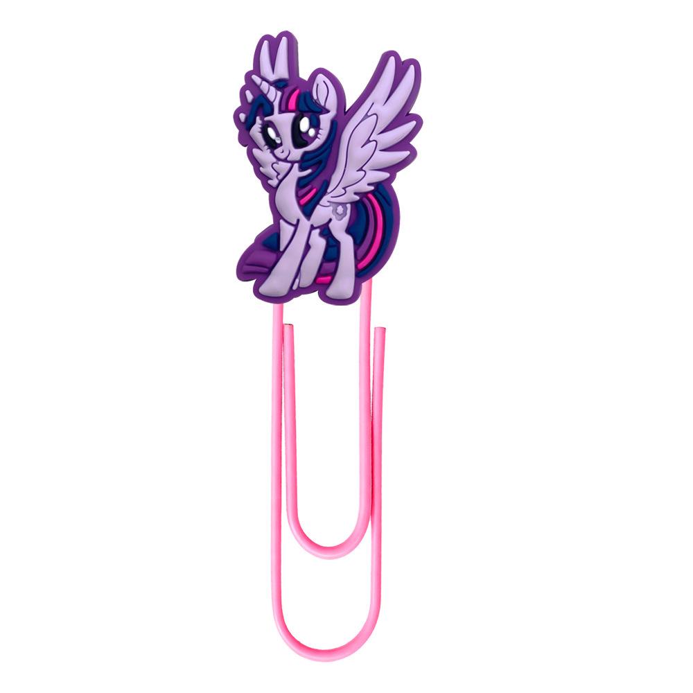 My Little Pony Creative Cartoon Bookmarks - Colorful DIY Large Paper Clips for Office Supplies
