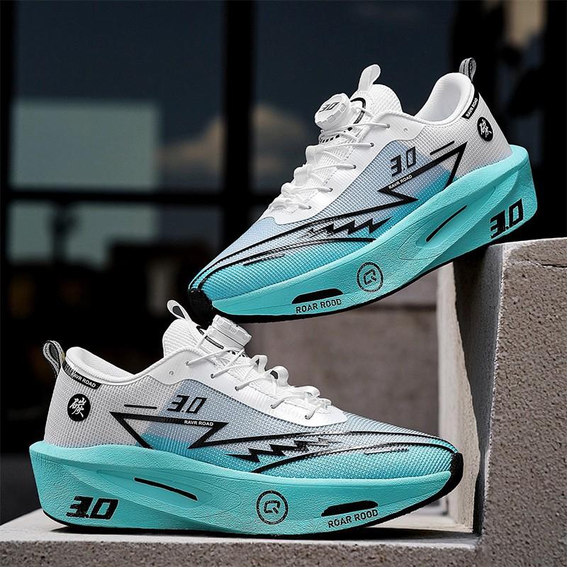 Youth style shoes Kids Lightweight Running Shoes With Full Carbon Plate Cushioning Breathable Mesh Upper Boys Girls School Sports