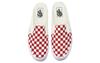 Vans Slip On Mules Low Top Skateboard Shoes Unisex Red White Plaid VN0004KTTLF1