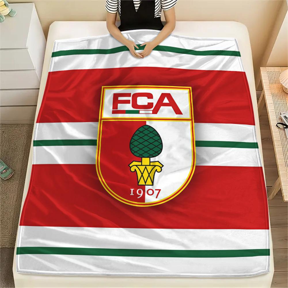 FC Augsburg Flannel Blanket, High quality Comfortable for All Seasons, Home Decor, Warmth and Comfort