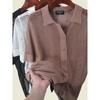 French Entry Lux Sense Polo Collar Short Sleeve Knitwear Summer Thin Hollow Sexy Single Breasted Tops