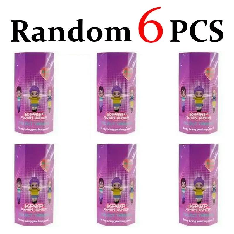 $@_% In Stock Kpop Demon Hunters Action Figures Cute Mysterious Toy Anime Model Doll Children Christmas Gifts_$